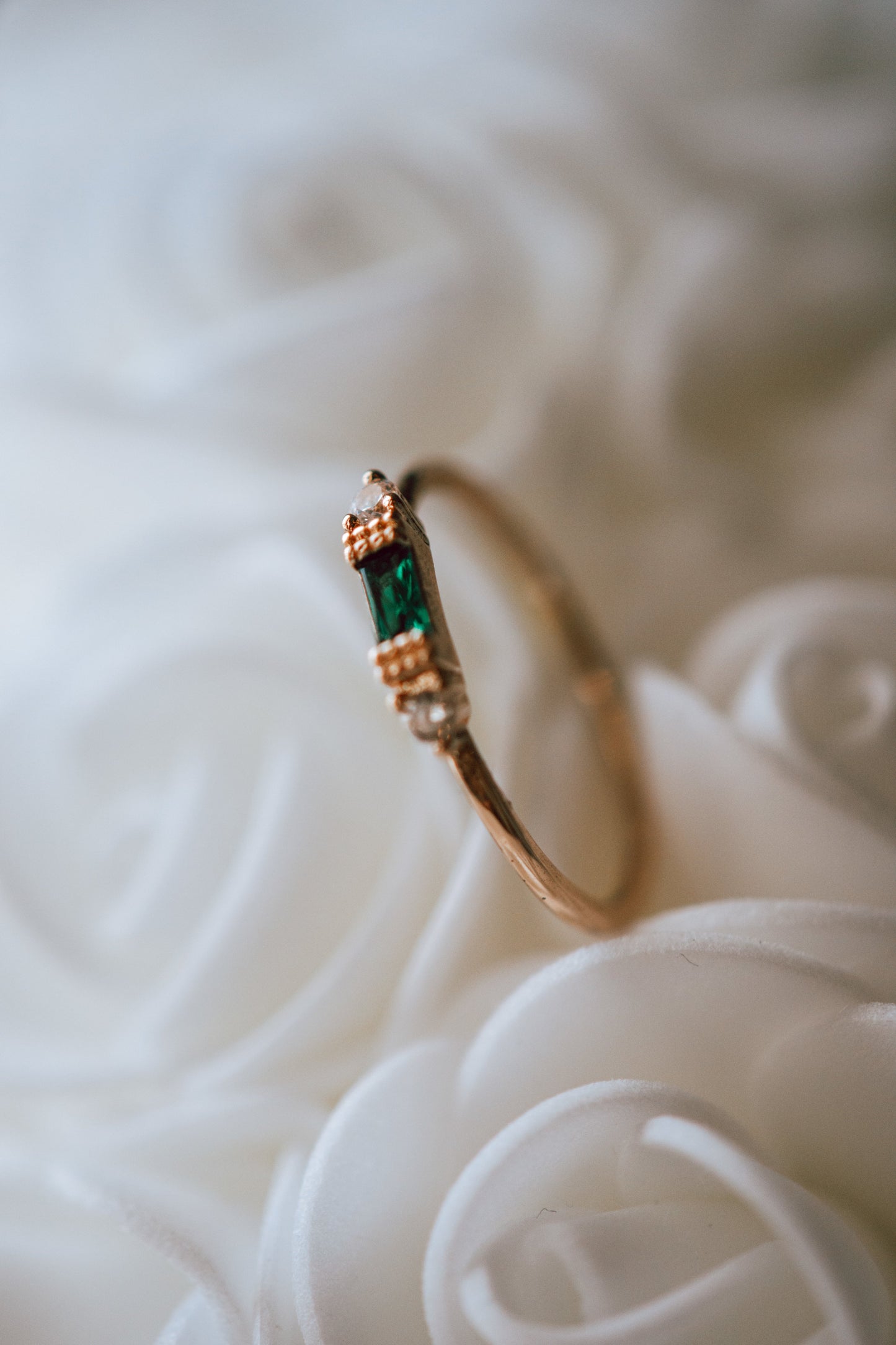 Elliot Emerald Gold Ring