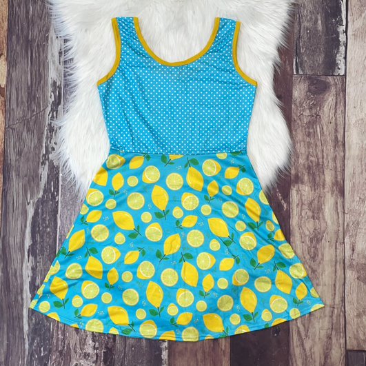 Lemon Print Mommy Dress