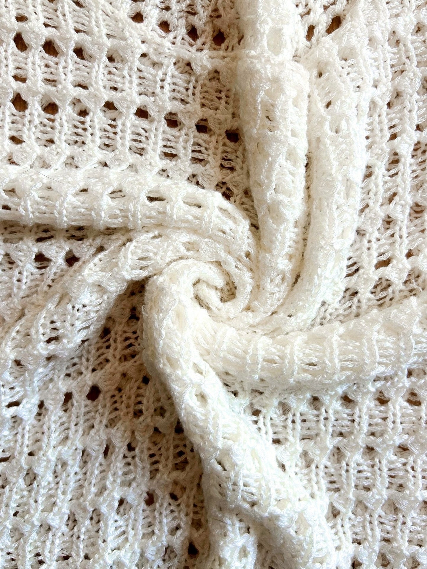 PRE - ORDER Wide Sleeve Crochet Crop Top Coverup - 6/6 - Girl Code Couture