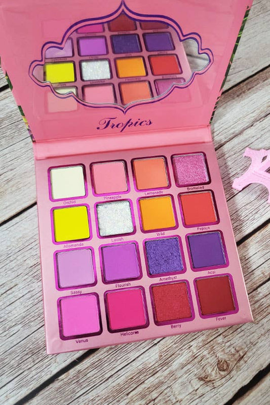 Tropics 16 Color Eyeshadow Palette