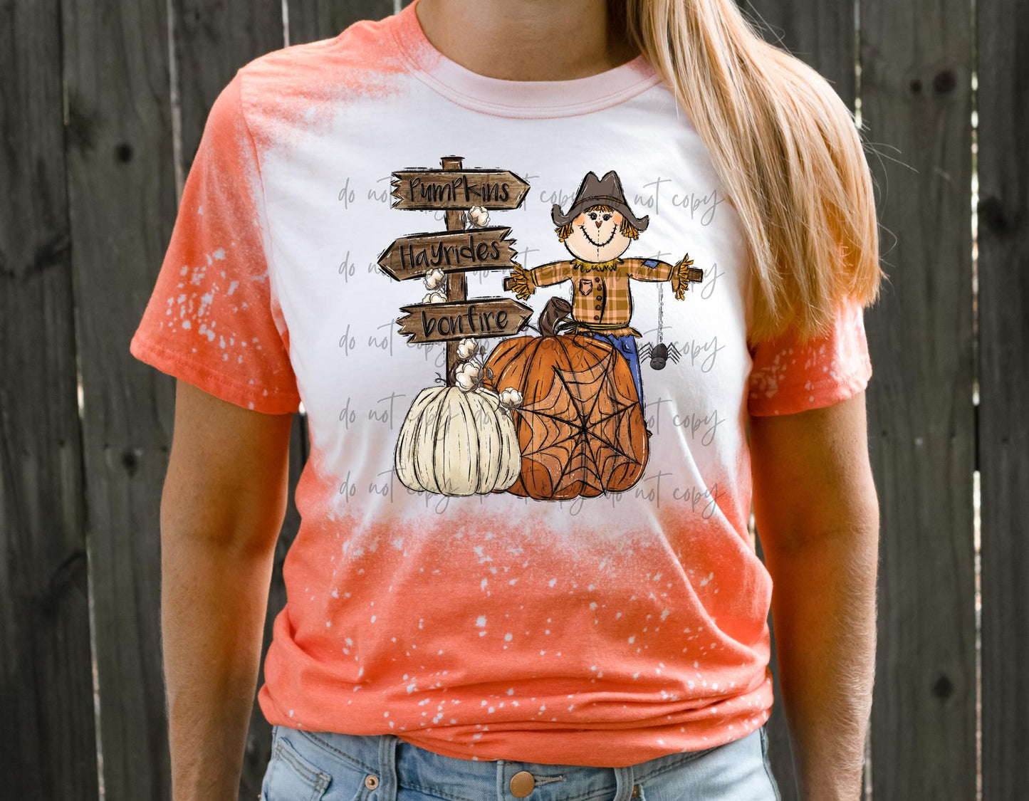 Pumpkins Hayrides Bonfires Scarecrow ~orange~
