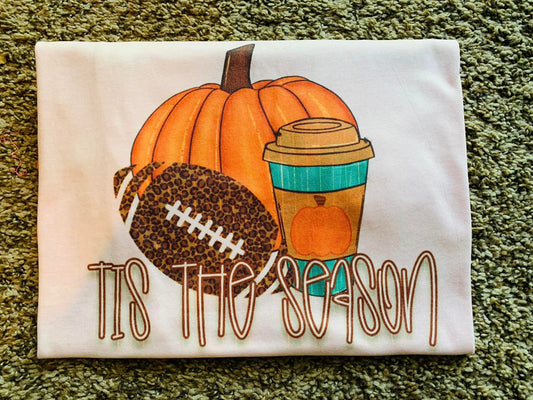 Tis The Season Football/Pumpkin ~orange~