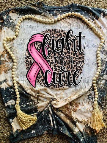 Fight For a Cure Pink Ribbon