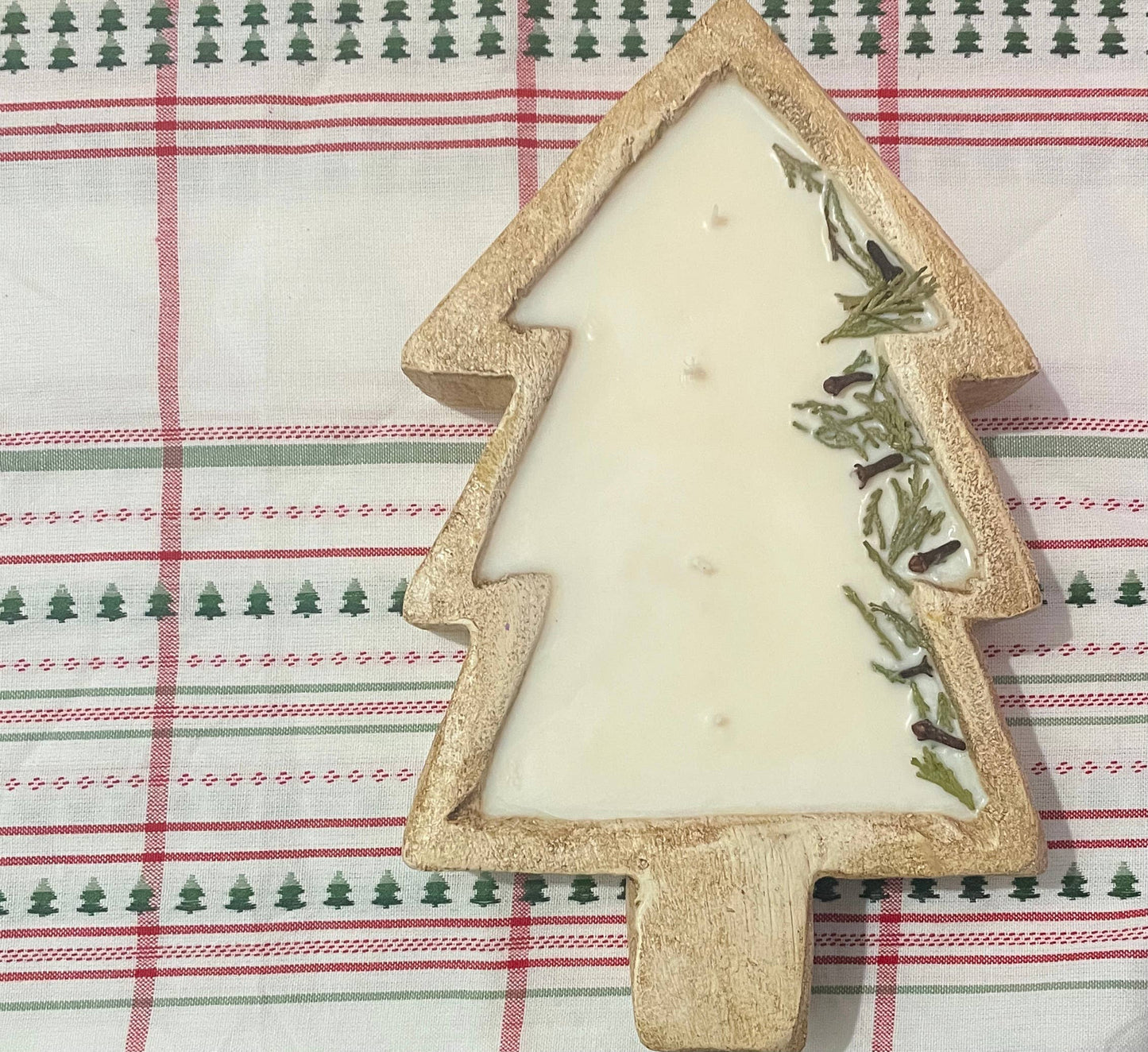 Evergreen Dough Bowl Candle