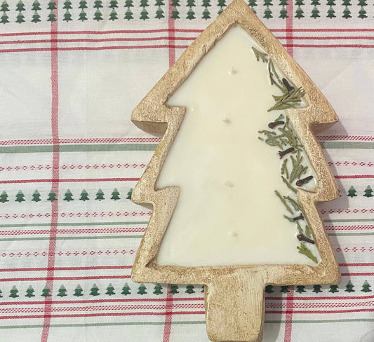 Evergreen Dough Bowl Candle