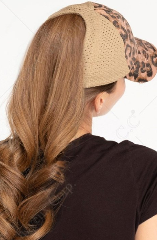 C.C. BASEBALL PONYCAP-LEO