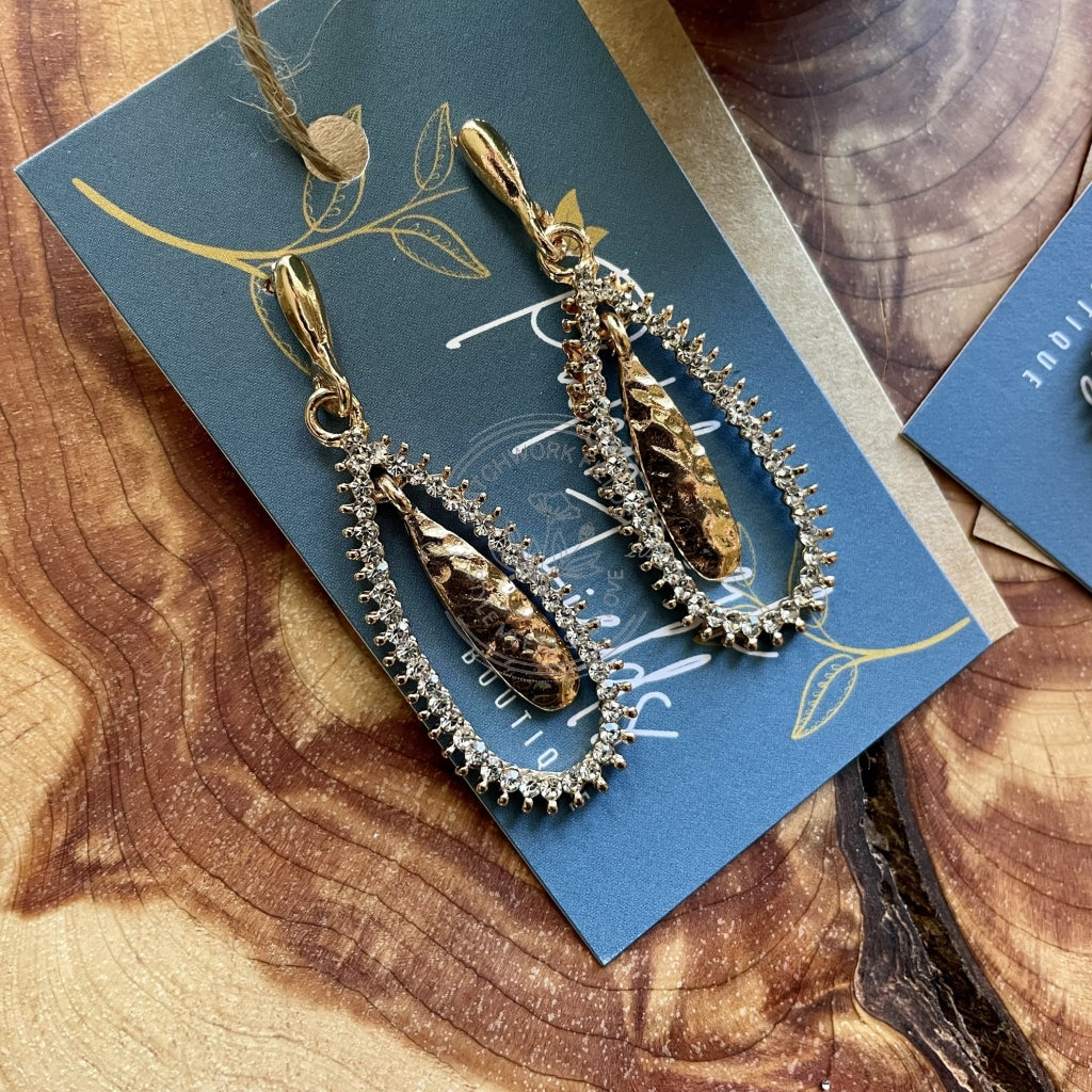 Classic Drop Earrings Gold Jewelry