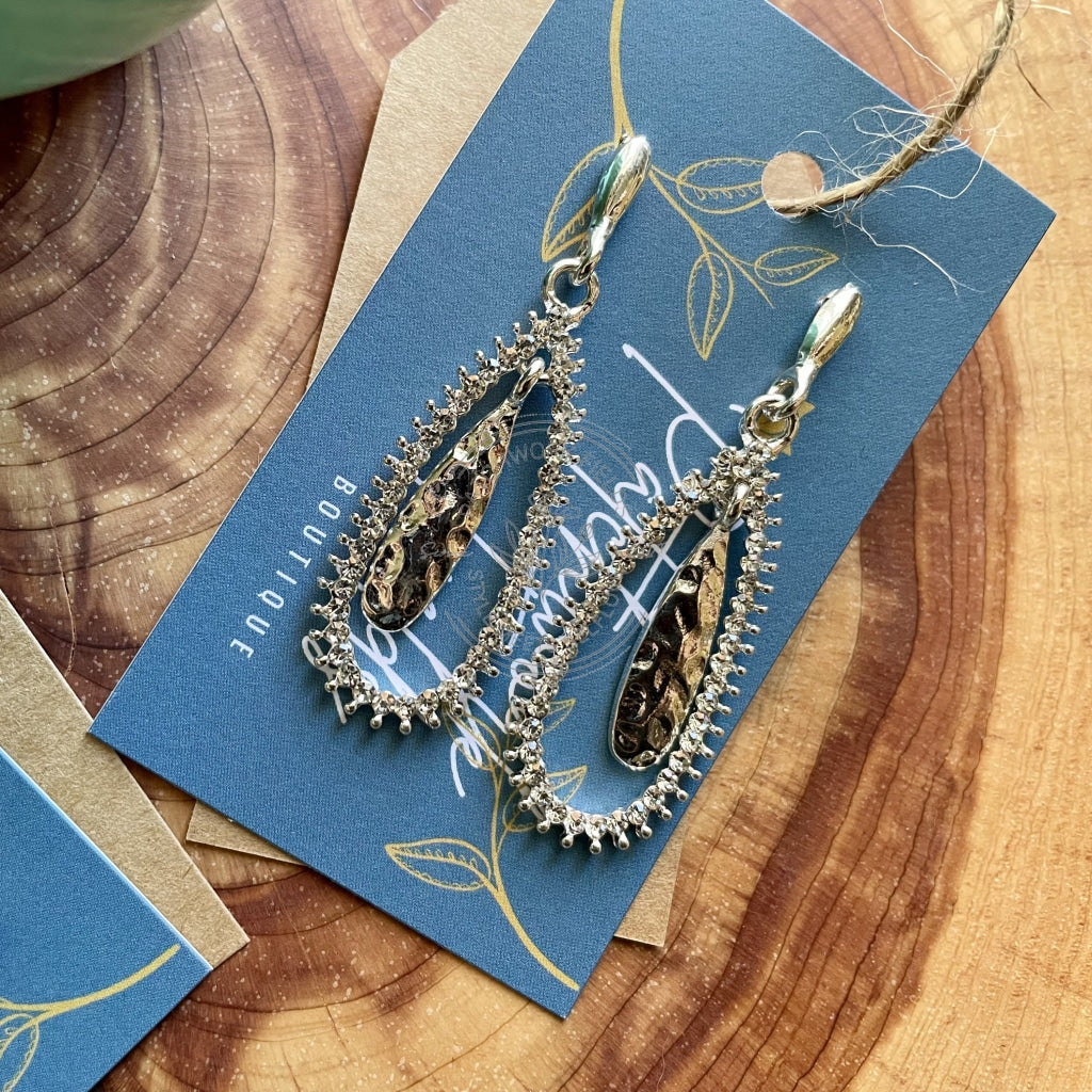 Classic Drop Earrings Silver Jewelry