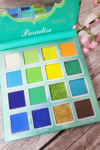 Paradise 16 Color Eyeshadow Palette