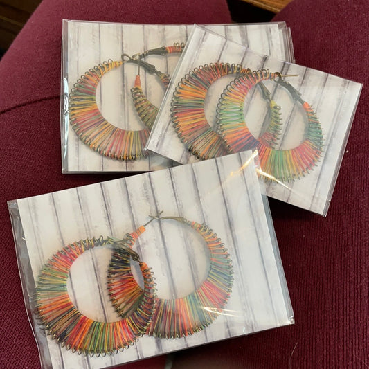 Fiesta Hoop Earrings