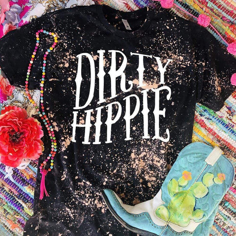 Dirty Hippie (Made to Order) Black Bleached