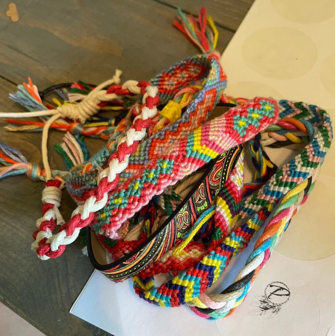 Assorted Pull-cord Bracelets