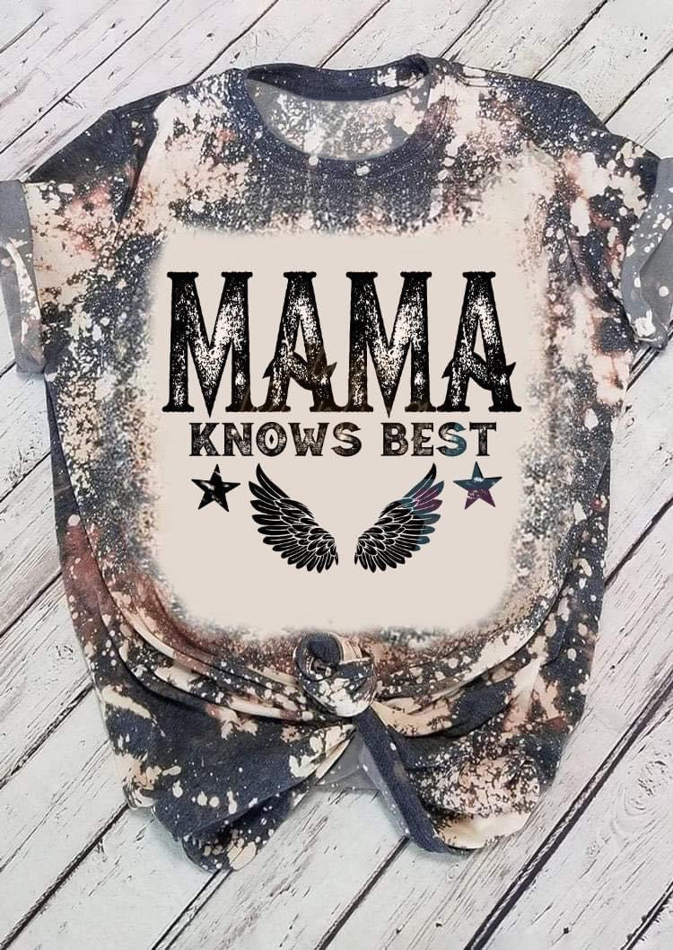 Mama Knows Best ( messy splatter dark heather )