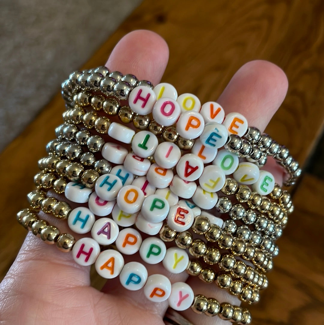 Word Bracelets