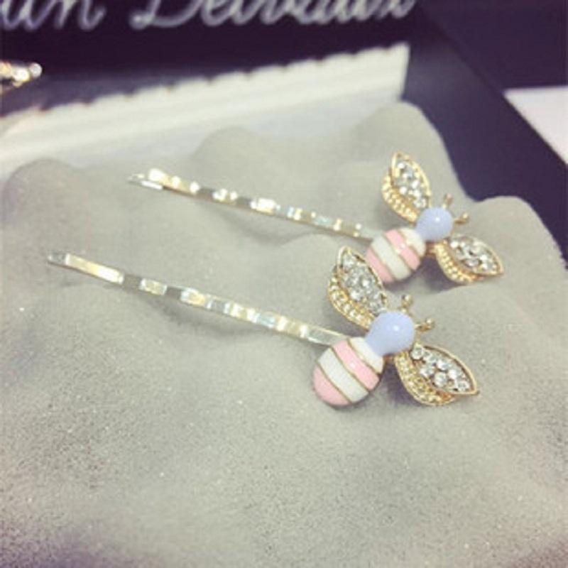 Set of two bee hairpins