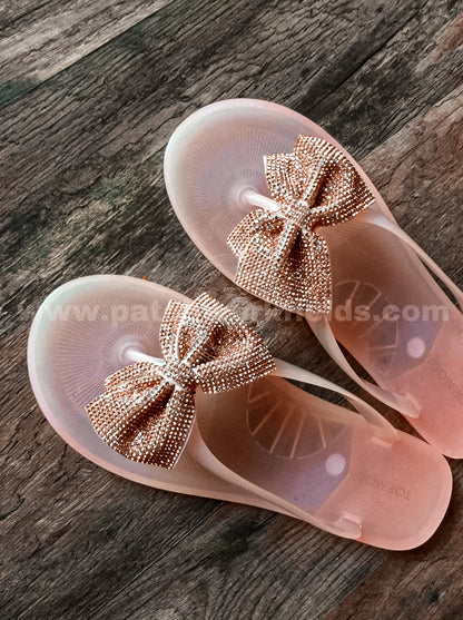 All that glitters is Rosegold FlipFlops