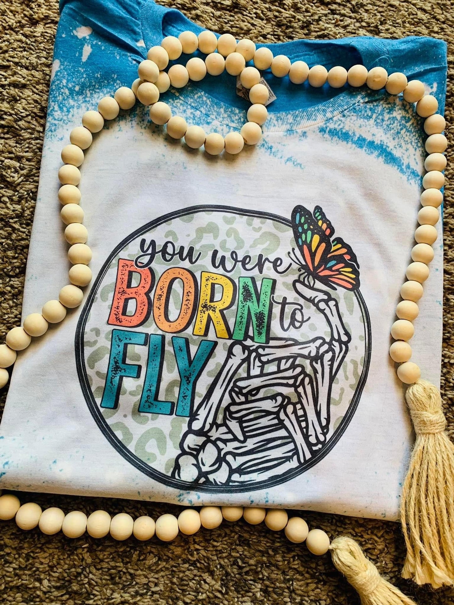 You were born to FLY ( heather sea / gala blue )