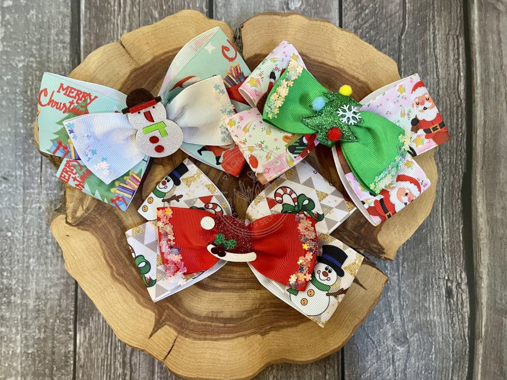 Kids Christmas Bows Bow